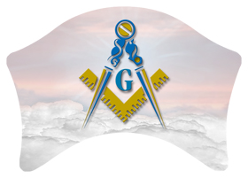 DABAN-370-PK Masonic Lodge Clouds Pink